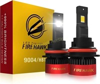 Firehawk 9004 LED Bulbs 40000LM  2 Pack