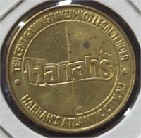 Harrah's Atlantic City 10-cent gaming token