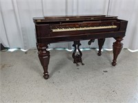(1)Antique Upright Piano w/Lyre