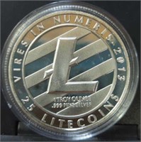 Light coin cryptocurrency coin