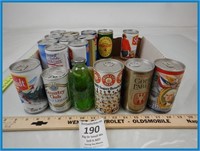 VINTAGE BEER CANS- ALL CANS ARE EMPTY
