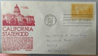 First day of issue postage stamp 1950 California