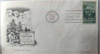 First day of issue postage stamp 1952 Mount
