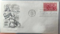 First day of issue postage stamp 1952 Betsy Ross