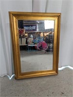 (1)Large Gold Framed Mirror