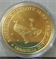 A gift from the tooth fairy challenge coin