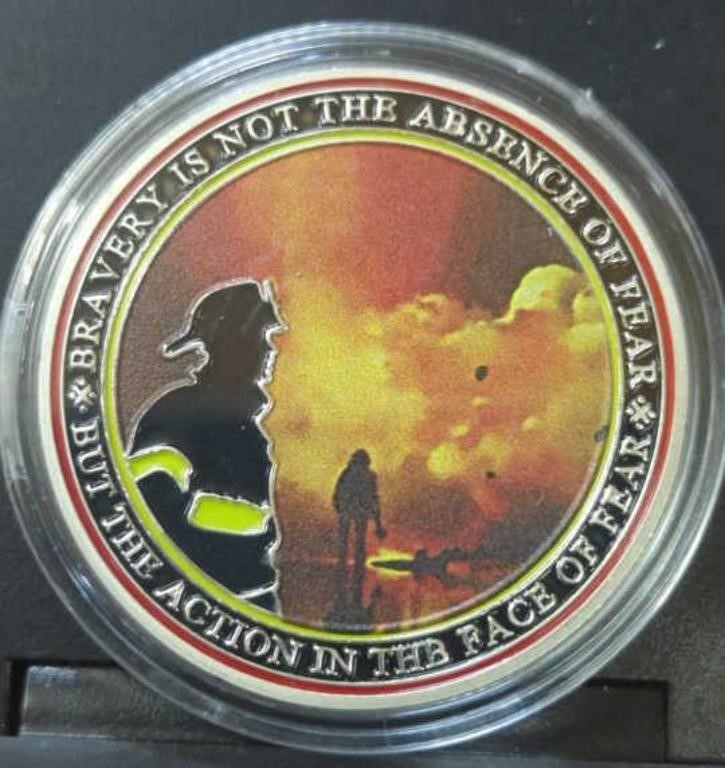 firefighter challenge coin