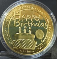 Happy Birthday challenge coin