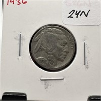 1936 BUFFALO NICKEL