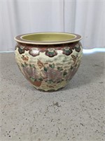 (1) Large Beige Ceramic Vase