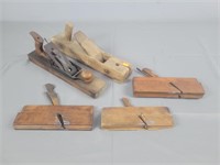 Lot Of Old Block And Moulding Planes