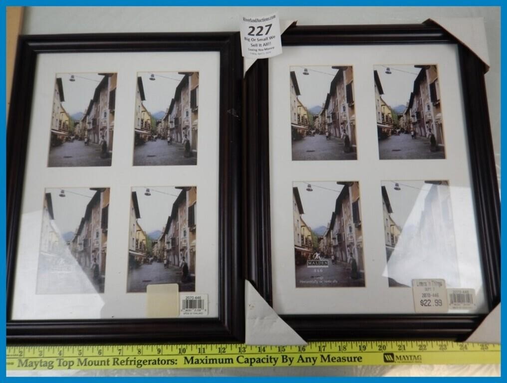 2- NEW- 17" X 13" PICTURE FRAMES