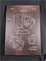 Baseball Glove Patent Art