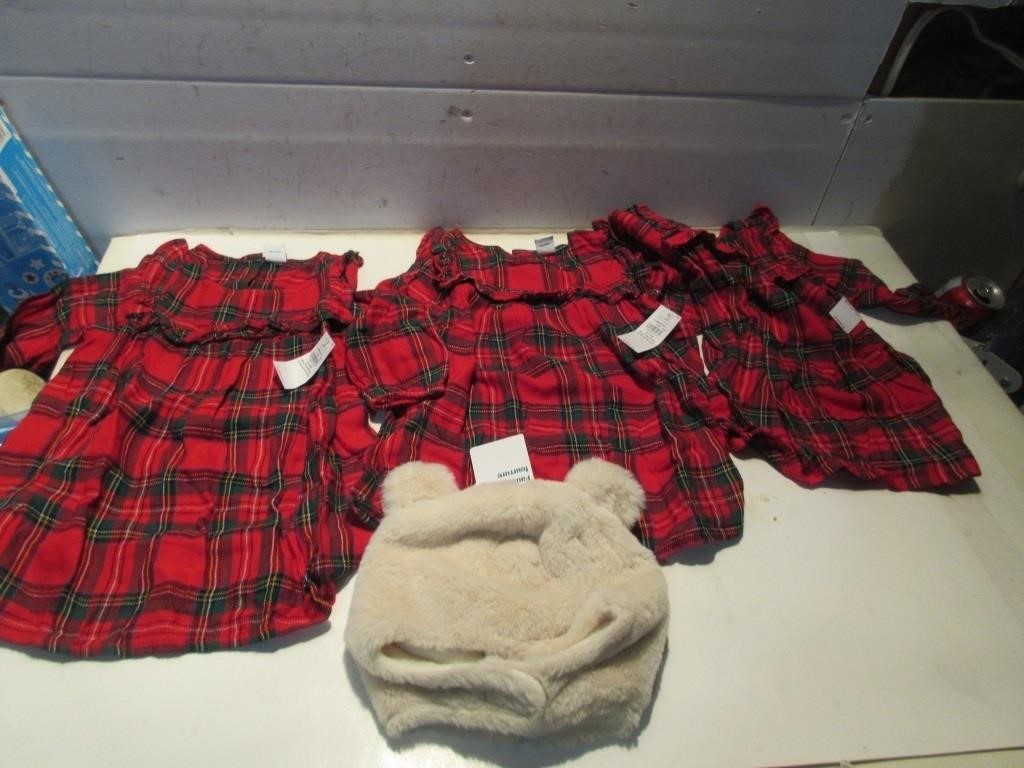 OLD NAVY KIDS HAT 12-18M, DRESSES SIZE 12-18M