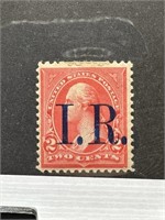 #R155 WASHINGTON OVERPRINTED 1898 2C MINT