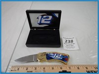 *NUMBER 12 RACING KNIFE- GOLD COLOR