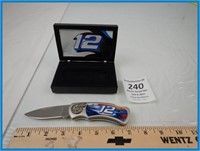 *NUMBER 12 RACING KNIFE- SILVER COLOR