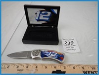 *NUMBER 12 RACING KNIFE- SILVER COLOR