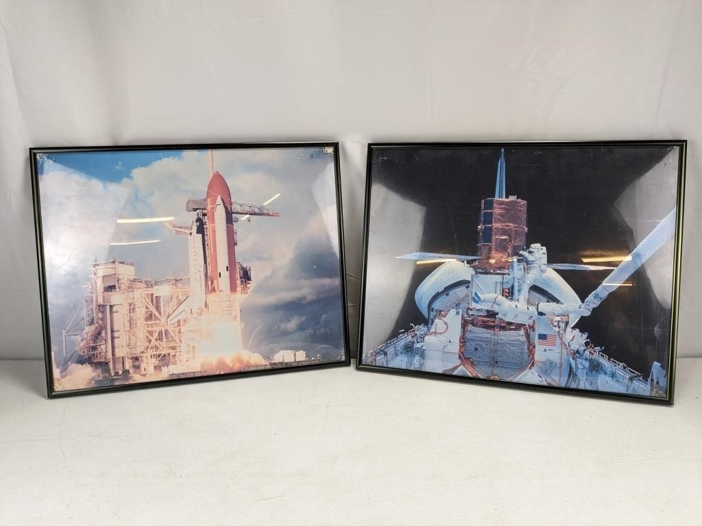 (2) NASA Space Shuttle Posters