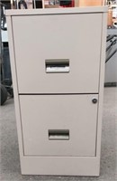 2 Drawer Metal File Cabinet 15"W x 18" D x 28"H