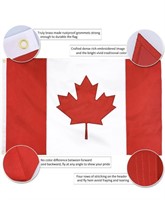 PREMIUM CANADIAN FLAG 3X5 FT LARGE CANADA FLAGS