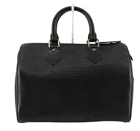 Louis Vuitton Black Speedy Handbag