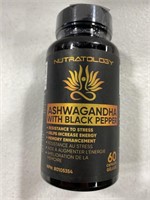 NUTRATOLGY ASHWAGANDHA WITH BLACK PEPPER 60