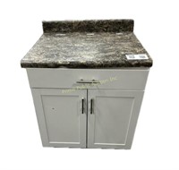 Clinton $604 Retail 30" Base Cabinet in Arctic