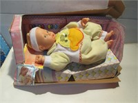 NEWBORN BABY DOLL WITH REAL BABY SOUNDS