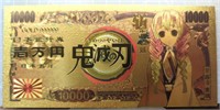24k gold-plated demon Slayer Japanese anime