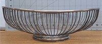 Leonard silver plated basket
