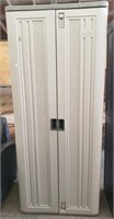 SunCast Plastic 2 Door Cabinet. 29.5"x19.5"x71.5"
