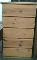 5 Drawer Chest Of Drawers, Approx. 32 1/2"x16"×55"