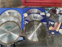 Lot Of 8 10” Circular Saw Blades