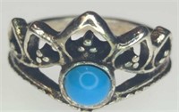 Turquoise style ring size 5.5