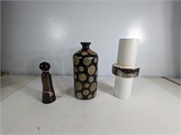 (3) Vintage Glass Vases