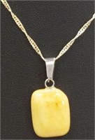16" necklace with pendant