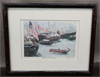 Framed Print - Dragon Boat Racing 951/1000