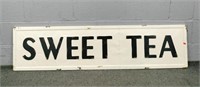 Painted Metal Sweet Tea Sign