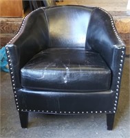 Padded Barrel Style Chair
