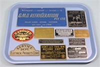(11) Vintage Machine Tags & Other Signs