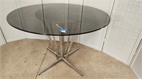 MCM Smoked Glass Dining Table