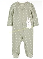 Carter’s $18 Retail 9m Baby Girl Bunny 2-Way Zip