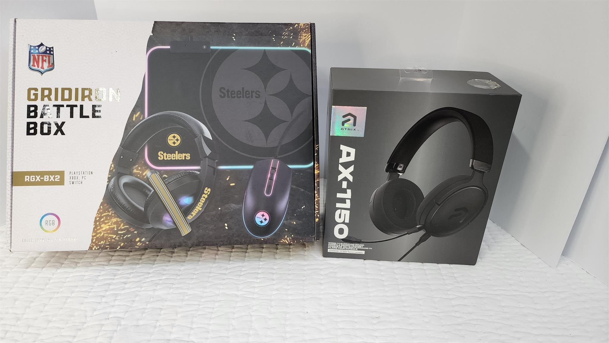 Steelers Battle Box and AX Gaming Headset