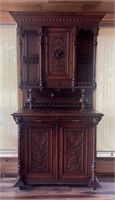 1800’s Antique French Ornately Carved Gothic