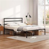 Closadin Full Size Bed Frame  Black  No Box