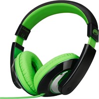 $22  Rockpapa Comfort Kids Headphones  Green/Black