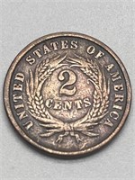 1864 Two-Cent Coin