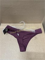 Maidenform Barely There Red Wine Thong size L