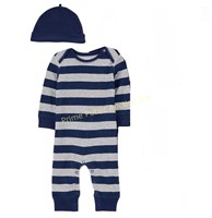Carter's $38 Retail 3M Coverall & Hat Set